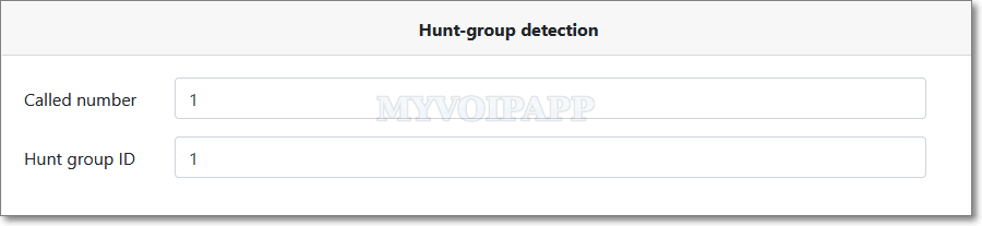 detection configuration