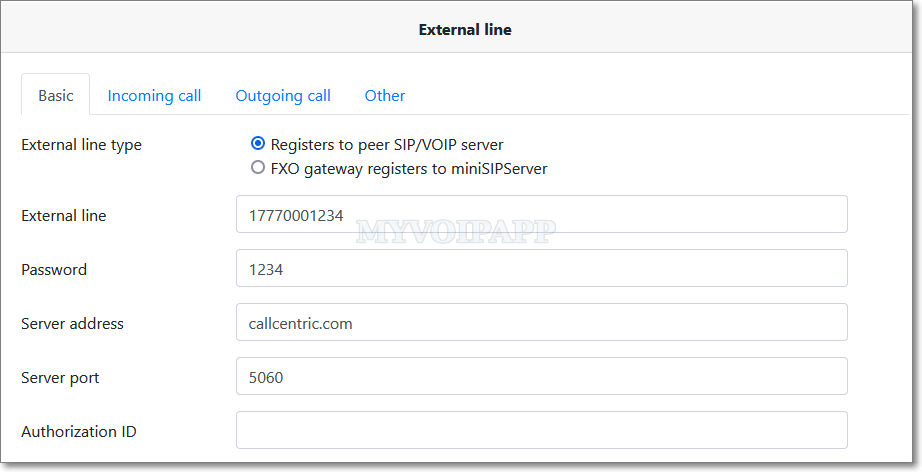 configure cloud-mss to work with call centric